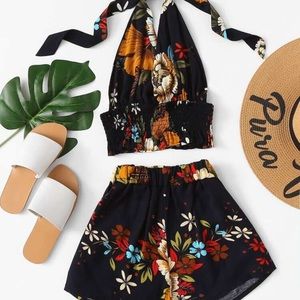 2pc floral outfit